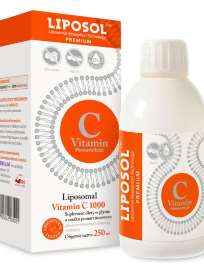 Liposol™ Liposomalna Witamina C 1000 Buforowana Pomarańczowa 250 ml