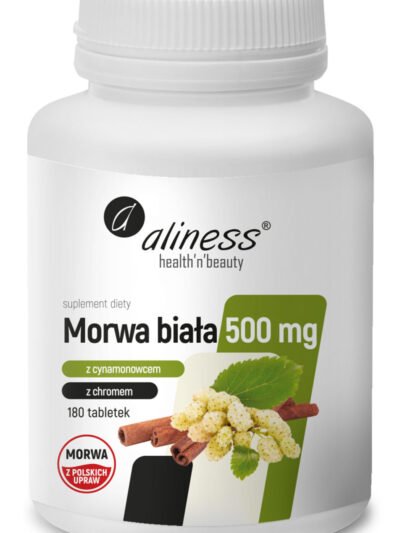 Morwa Biała 4:1 z Cynamonowcem i Chromem 500 mg
