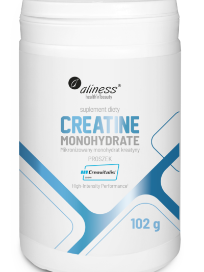 Aliness, Creatine monohydrate (Creavitalis®) 102 g, 30 porcji