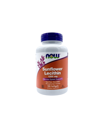 NOW Sunflower Lecithin 1200 mg, 100 kapsułek