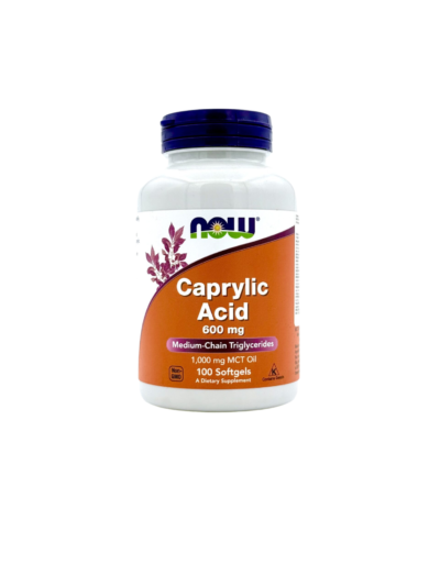 Kwas Kaprylowy NOW® 600 mg Kapsułki