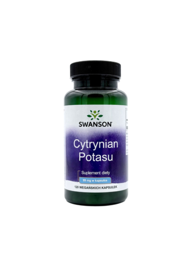Cytrynian Potasu Swanson 99 mg 120 kapsułek